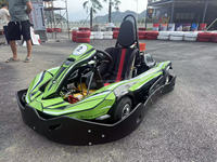 EGS 160cc para Motor de 4 Tiempos, Go Kart con Pedales para Exteriores, con Gasolina, Velocidad Máxima de 40 km/h, Capacidad de Carga de 200 kg para Adultos y Niños