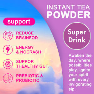 אבקת טבעוני מיידית תה yerba תמצית מנגו אפרסק תה oem טבע טעם בריאות תוספי תזונה בריאות electroyte אבקה - Product Image 3