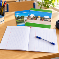 Cahier Scolaire Sénégal 17x22cm 96 Pages Ligné Français Reliure Piquée au Fil Sénégal
