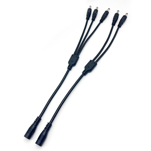 <span class=keywords><strong>สาย</strong></span>แยกไฟ DC แบบกำหนดเอง 1 ต่อ 2/4/6/8 หัวต่อแบบตัวผู้ตัวเมีย PVC สำหรับเครื่องใช้<span class=keywords><strong>ไฟ</strong></span>ฟ้าภายในบ้านและอุตสาหกรรม ขนาด 1*0.<span class=keywords><strong>5</strong></span> มม. - Product Image 3