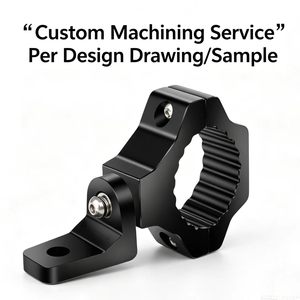 Custom CNC 360 Degree Adjustment Aluminum Alloy Clamp Bracket Driving Fog <b>Lights</b> Auxiliary <b>Light</b> Mounting Bracket for Motorcycle - Product Image 1