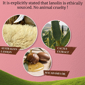 Nhãn hiệu riêng tất cả tự nhiên Lanolin Kem dưỡng ẩm sâu công thức cho khuôn mặt và cơ thể hydrat hóa để cải thiện làn da mềm mại kết cấu - Product Image 2