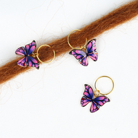 Accessoires de Tresses et Dreadlocks Africaines: Breloques de Bijoux Loc, Perles en Bois, Tubes Métalliques, Anneaux de Manchette pour Cheveux Tressés au Crochet