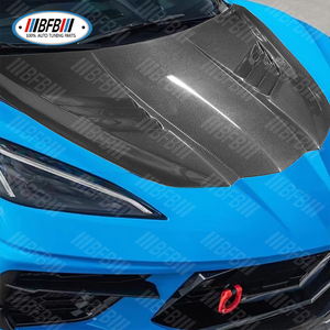 Capot en fibre de carbone véritable pour <span class=keywords><strong>Chevrolet</strong></span> <span class=keywords><strong>Corvette</strong></span> C8 Z06 20 + Capot en carbone - Product Image 5