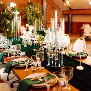 เชิงเทียนอะคริลิคใสสำหรับงานแต่งงาน ตกแต่งงานเลี้ยง วางดอกไม้ - Product Image 4