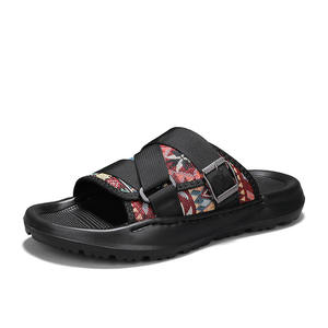 Chaussons d'intérieur pour hommes, antidérapants, à semelles épaisses, avec rembourrage insonorisant, chaussons à semelle souple pour hommes - Product Image 1