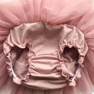 Gonne <span class=keywords><strong>tutu</strong></span> colorate per neonate in Tulle rosa neonato 2 pezzi <span class=keywords><strong>con</strong></span> fascia in nastro adn per bambini - Product Image 6