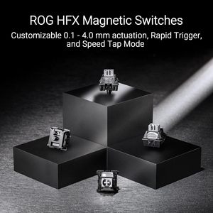 ASUS ROG falchion Ace hfx Hall คีย์บอร์ดสำหรับเล่นเกม65เปอร์เซ็นต์ tkl สวิตช์แม่เหล็กทริกเกอร์ความเร็วสูงแตะแสงไฟ RGB - Product Image 3