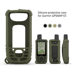 Étui de protection antichoc en silicone souple écologique personnalisable pour <span class=keywords><strong>GPS</strong></span> portable <span class=keywords><strong>Garmin</strong></span> GPSMAP 67 – Idéal pour l'extérieur - Product Image 2