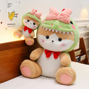 Nouveau modèle de jouet en peluche transformable dinosaure, adorable dinosaure chat en peluche douce, décoration d'intérieur en coton PP pour soulager le stress - Product Image 4