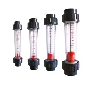 プラスチック流量計Lzs 15 20 25 32 50液体流量管ロタメータプラスチックローターフローメーター - Product Image 1
