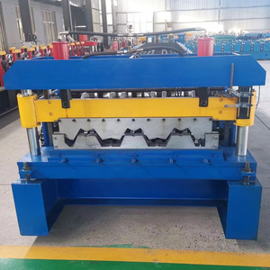 Hot Sale Automatische Metall boden Deck Fliesen Blatt Bodenbelag Dach platte Platten Herstellung Maschine Rollen form maschine - Product Image 4