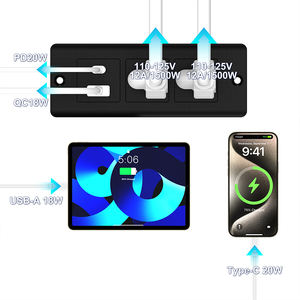 مخصص متعدد الوظائف الأمريكية أريكة مجلس الوزراء سطح المكتب منفذ طاولة 2 منفذ Usb مقبس أثاث مكتب راحة قطاع الطاقة - Product Image 3