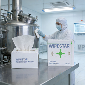 WIPESTAR Industrielle Reinigungstücher 20gsm LS0-Zertifiziert Staubarm Trocken/Nass Dual-Use für Präzisionsreinigung - Product Image 2