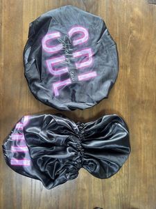 Wholesale 45Cm Large Satin Bonnets Custom Hair Edge <b>Wig</b> Elastic <b>Band</b> Headbands Bag Customized Logo and Bonnet Set - Product Image 4