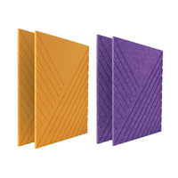 Panneau mural acoustique en feutre polyester haute densité, panneau absorbant le son pour studio d'enregistrement KTV, décoration intérieure de maternelle