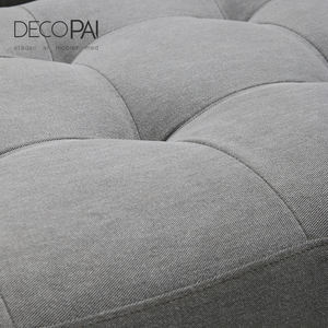 tapicería de sofá de tela suave Sala muebles de madera moderna pierna 2 asiento 3 asiento chaise longue sofá - Product Image 6