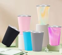 Gobelet isotherme réutilisable avec ouverture de remplissage d'eau et couche de refroidissement congelable