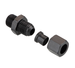Conector Roscado Cónico Expandido, Rosca Británica BSPT a Rosca Métrica, Acero al Carbono Hidráulico, Recto Expandido, Equipo Mecánico - Product Image 4