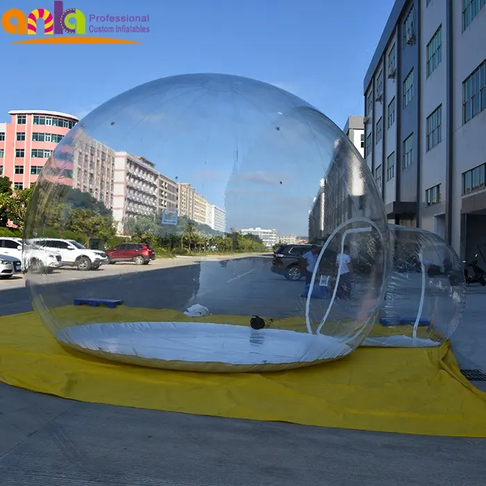 Benutzerdefinierte aufblasbare Kristall Blase zelt Transparent Aufblasbaren Kuppel Zelt für Holidy