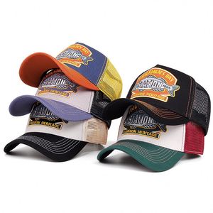 Gorras Trucker de Poliéster y Spandex al por Mayor Likewinner, Gorras Trucker de Malla de 5 Paneles con Logotipo Personalizado Bordado, Gorras Trucker de Regalo - Product Image 5