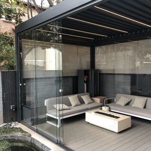 <span class=keywords><strong>Porta</strong></span> Scorrevole Senza Telaio per Ufficio e Casa, Design in Alluminio con Ampia <span class=keywords><strong>Porta</strong></span> Scorrevole in Vetro Senza Cornice - Product Image 1