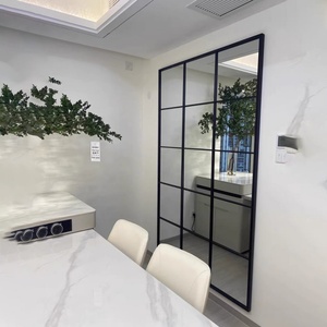 Espejo Decorativo Retro Grande con Marco de Ventana, Hecho a Mano, Moderno, de Metal y Cristal, para Venta al por Mayor - Product Image 3