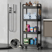 Chariot de rangement multi-niveaux pour collations, produits de nail art, cils et vêtements en dortoir et salon - Tiroirs de rangement directement de l'usine