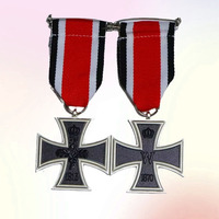 Medalla Vintage de Metal con Forma de Cruz Antigua, Medallón Personalizado con Logotipo, Patrón de Cruz Negra, Medallas Alemanas para Recuerdo