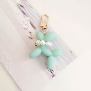 New Arrive Fashion Bag Accessories Women Cute <b>Mini</b> PVC <b>Balloon</b> Dog Keychain for Gift - Product Image 6