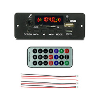 Nueva Placa Amplificadora Bluetooth LMS 2*5W 5V con Decodificación sin Pérdidas, Decodificador MP3, Función de Micrófono con Cable/Inalámbrico para Audio Multimedia