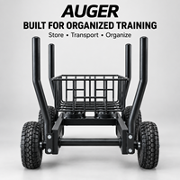 Traîneau de résistance magnétique commercial à 4 roues tout-terrain pour entraînement de puissance en salle de sport et fitness OEM