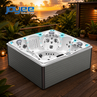Bain à remous extérieur pour villa, jardin, jacuzzi extérieur JOYEE, spa de massage extérieur, bain à remous de luxe extérieur pour 5 personnes, Spabad2025