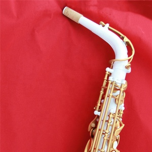 <span class=keywords><strong>Saxophone</strong></span> <span class=keywords><strong>alto</strong></span> de haute qualité à trois bras de soutien, clés en perle blanche - Product Image 5