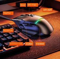 Souris de jeu ergonomique de haute qualité 12800 DPI, filaire USB, optique RGB, 10D, pour ordinateur et bureau