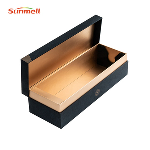 Scatole regalo in <span class=keywords><strong>cartone</strong></span> in carta cucite personalizzate per whisky spugna laminata opaca goffrata per l'imballaggio di bottiglie di vino - Product Image 5