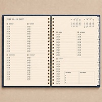 Carnet de notes avec couverture en spirale Yihe New 8,5 x 11 pouces, couleur Morandi, avec un coffret cadeau pour Noël/mariage
