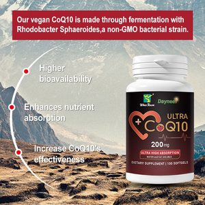 N25 Factory Price Heart Health SupportUltra <b>CoQ10</b> <b>200mg</b> Softgels 100 Count Private Label Dietary Supplement - Product Image 1
