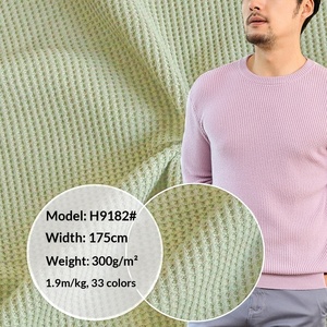 Pull en tricot épais 300g en coton pour garçons, motif gaufré ananas, tissu brocart, automne/hiver, 100% coton, teint - Product Image 2