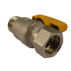 Robinet à bille manuel en laiton 4/6 points, filetage interne/extérieur, pour gaz, charbon, gaz naturel, chauffe-eau, interrupteur, vanne de chauffe-eau - Product Image 3