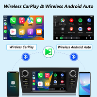 LELV Linux pour BMW E90 2005-2012 Tableau de bord IPS Lecteur multimédia autoradio sans fil Carplay Android Auto