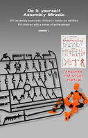 Ensemble de figurines d'action, robot 13 figurines factices imprimées en 3D jouet articulé chanceux pour collectionneur de modélisation (assemblage requis)