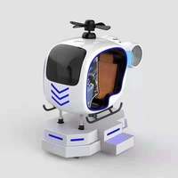 Simulador de Vuelo 9D VR de Avión y Helicóptero, para Uso en Interiores y Exteriores, Centros Comerciales, 1 Jugador, 1 Año de Garantía