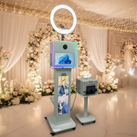 Cabina de Fotos Portátil con Pantalla LCD, Aleación de Aluminio, Software Gratuito, para Bodas y Selfies, DSLR, 1 Año de Garantía, Gran Venta 2026