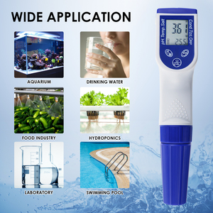 Medidor de Calidad de Agua Digital Multiparamétrico Tipo Pluma, 6 en 1, IP57, ATC, Unidad Seleccionable, Hecho en Taiwán - Product Image 4