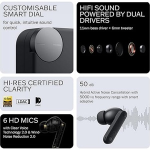 หูฟังไร้สาย Nothing CMF Buds Pro 2 ตัดเสียงรบกวนแบบ TWS - Product Image 2