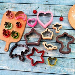 4 ensembles/paquets de moules multi-formes en acier inoxydable 304 de qualité alimentaire pour toasts/légumes/biscuits/gâteaux/sandwichs - Product Image 5