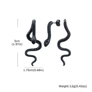 Pendientes de Serpiente de Acero Inoxidable 316L Coreanos al por Mayor, Chapados en Oro PVD de 14k y 18k, Joyería de Alta Calidad para Mujer - Product Image 6