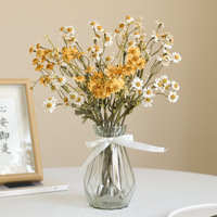 Fleurs artificielles en soie, couleurs d'automne réalistes, centre de table de mariage, décoration de table à domicile, arrangement de Noël