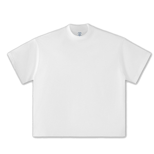 T-shirt pour homme à manches courtes, col rond, uni, en coton peigné, 230 grammes, 100% coton, respirant, unisexe, taille plus - Product Image 2